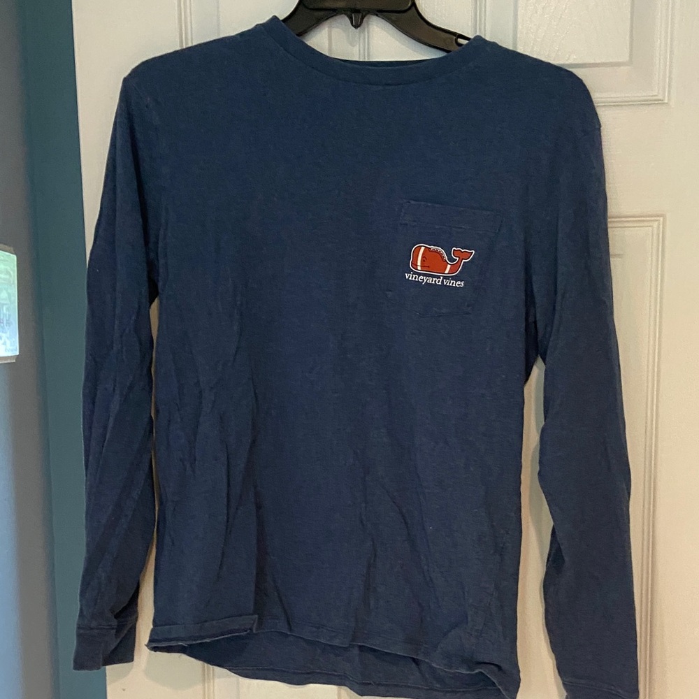 Vineyard Vines Navy Long Sleeve Tee